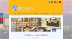 Desktop Screenshot of electricuniverseca.com